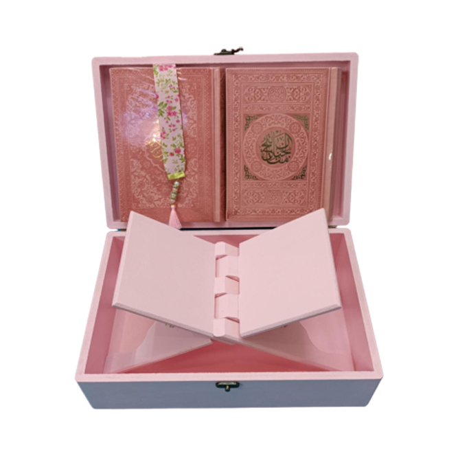 جعبه قرآنی هدیه جشن تکلیف دخترانه ابعاد 20*30 - تصویر 9